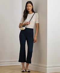 Lauren Ralph Petite Puff-Sleeve Top