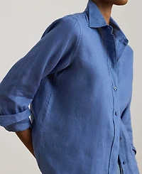 Lauren Ralph Petite Karrie Long-Sleeve Shirt