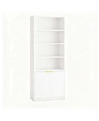 Yigii 72 X22 Tall Bookshelf With 6 Shelves Cabinets For Home Decor