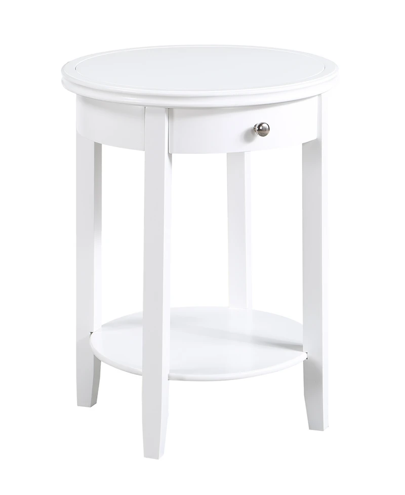 Convenience Concepts 18.25" Rubber wood Ah Baldwin End Table