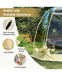 Mecale Clear Bubble Tent Transparent Pvc Igloo, Instant Screen House