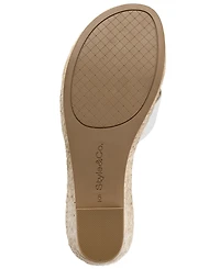 Style & Co. Women's Theaa X-Band Wedge Espadrilles Sandals, Macy's Exclusive