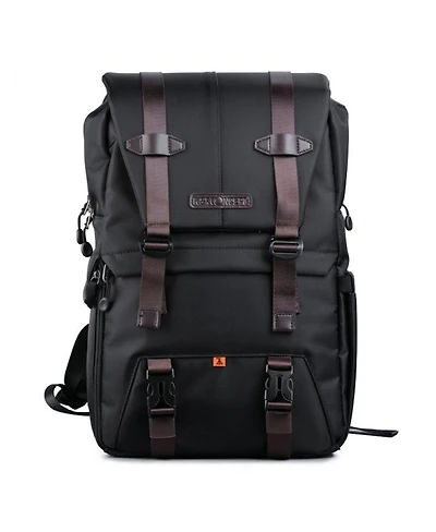K&F Concept Multi-Functional Waterproof Camera Travel Backpack with Tripod Holder and Laptop Compartment, Large