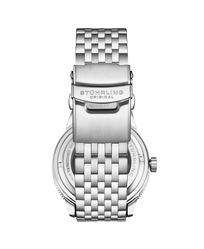 Stuhrling Depthmaster 4086.1 Men s Automatic Watch 42mm Stainless Steel Black Dial