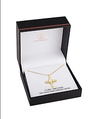 Giani Bernini Gold Plated Cross Pendant Necklace