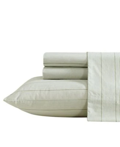Nautica Ellipse Stripe Cotton Percale Sheet Set
