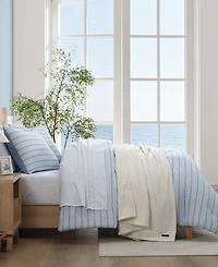 Nautica Chambray Waves Printed 3-Pc. Comforter Set, Full/Queen