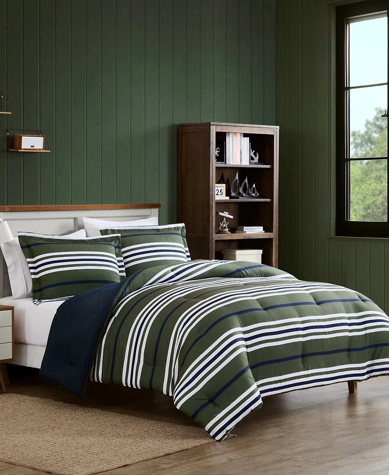 Nautica Uphaul Stripe Reversible 2-Pc. Comforter Set, Twin/Twin Xl