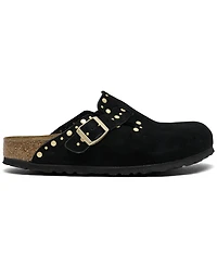 Birkenstock Women's Boston Rivets Suede Leather Clogs from Finish Line