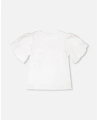 Deux par Toddler Girls Cotton Jersey Top