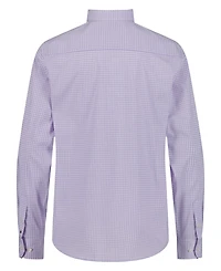 Tommy Hilfiger Boys' 8-20 Long-Sleeve Stretch Mini Gingham Shirt