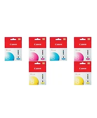 Canon 2 Pack Cli-8 3-Color Ink Kit with Cyan, Magenta and Yellow Inks for Select Pixma iP, Mp, Mx, Pro Series Printers