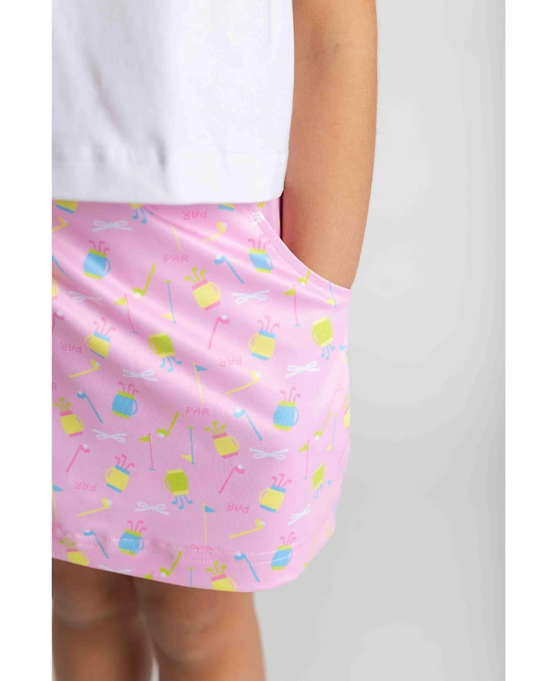 Florence Eiseman Little Girls Top And Skort Set With Golf