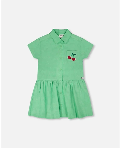 Deux par Big Girls Cotton Shirt Dress
