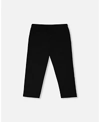 Deux par Toddler Girls Cotton Jersey Capri Foil Heart Print