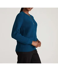 Universal Standard Women's Plus Better-Than-Wool Zip Cardigan Sweater