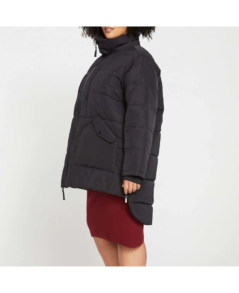 Universal Standard Women's Matterhorn Mid Hooded Puffer