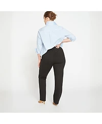 Universal Standard Women's Plus Smart Signature Ponte Pants Long