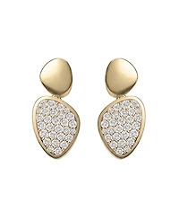 Macy's Lab Grown White Sapphire (5/8 ct. t.w.) Earrings Sterling Silver (Also 14k Gold Over Silver)