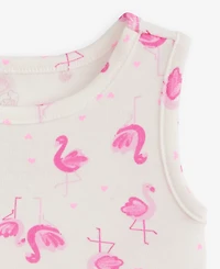 First Impressions Baby Girls' 0M-24M Flamingo-Print Dress, Macy's Exclusive