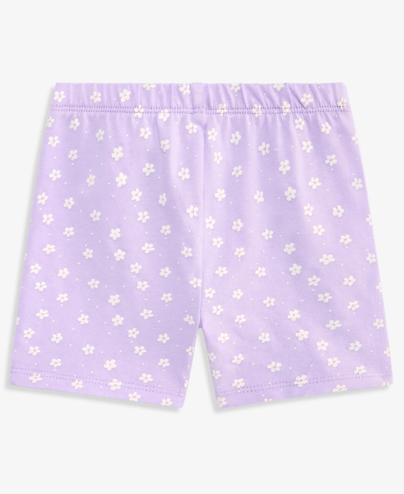 First Impressions Toddler Girls' 2T-4T Mix & Match Ditsy-Floral-Print Biker Shorts, Macy's Exclusive