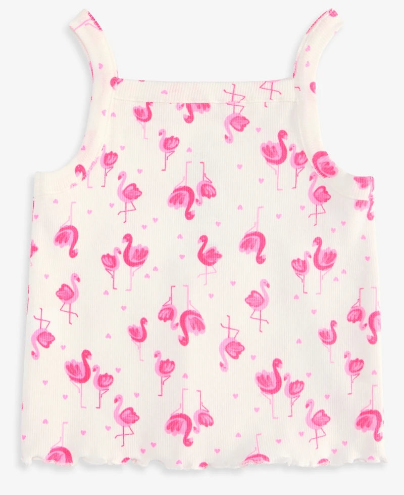 First Impressions Baby Girls' Mix & Match Flamingo-Print Tank Top, Macy's Exclusive
