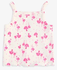 First Impressions Baby Girls' Mix & Match Flamingo-Print Tank Top, Macy's Exclusive