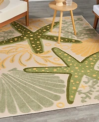 Nourison Home Aloha ALH24 5'3"x7'5" Area Rug