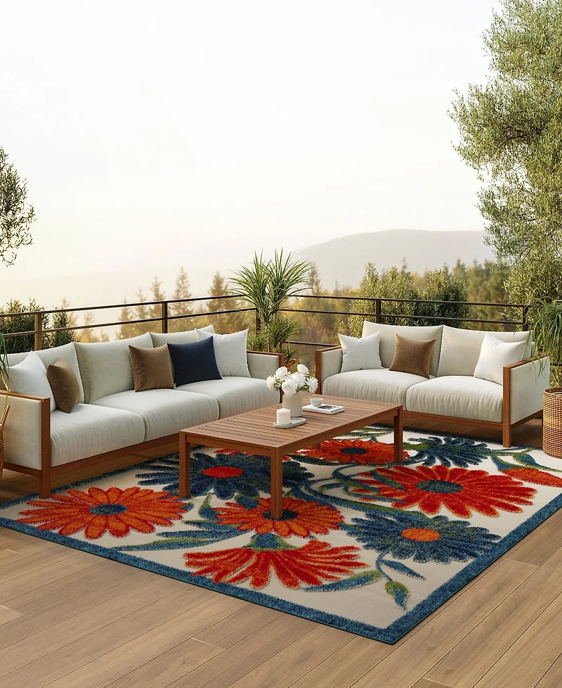 Nourison Home Aloha ALH33 7'10"x10'6" Area Rug