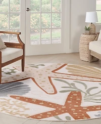 Nourison Home Aloha ALH24 7'10"x7'10" Round Area Rug