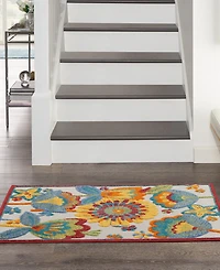 Nourison Home Aloha ALH25 2'8" x 4' Outdoor Area Rug