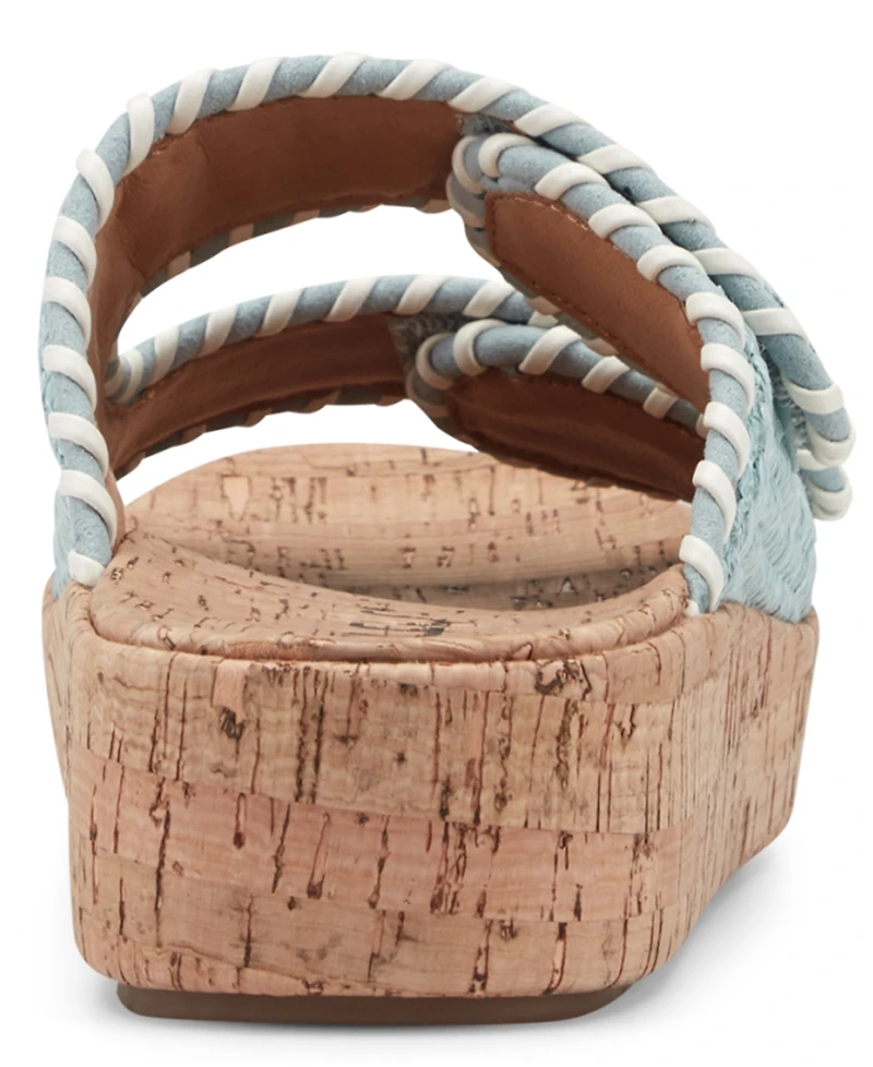 Earth Women's Sprinti Round Toe Platform Footbed Sandals