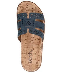 Earth Women's Fairren Flat Slip-On Footbed Sandals