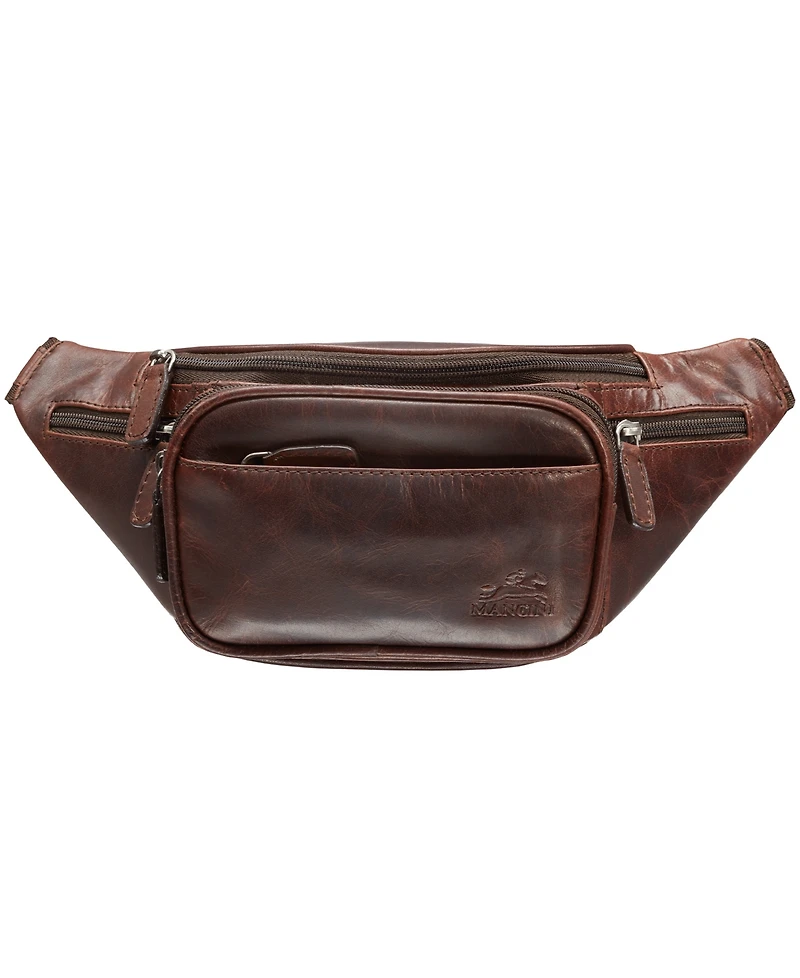 Mancini Men's Classic Waist Bag