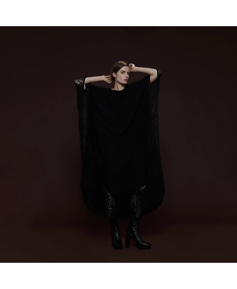 Leem Women's Laser-Cut Kaftan