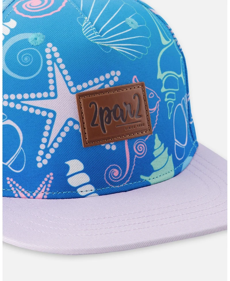 Deux par Girl Cap Shell Print