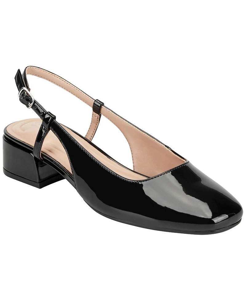 Easy Spirit Women's Jaziel eFlex Block Heel Slingback Pumps