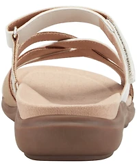 Easy Spirit Women's Waylin Strappy Flat Slip-On Sandals
