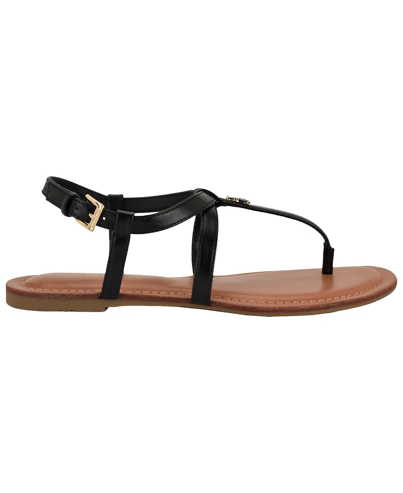 Tommy Hilfiger Women's Lohian Strappy Flat Thong Sandals