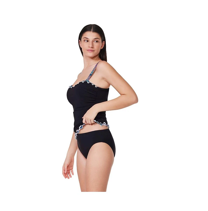 Profile by Gottex Women's Layla Tricolore D-Cup Tankini Top