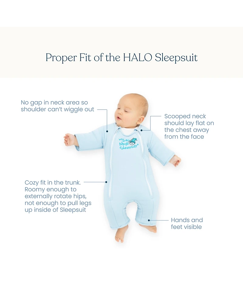 Baby Merlin's Magic Sleepsuit Girls Sleepsuit, Cotton Transition Swaddle