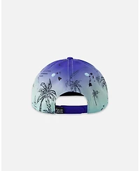 Deux par Deux Baby Boys Cap Beach Print
