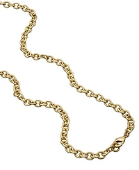 Donna Karan Gold-Tone Pebble Pendant Necklace
