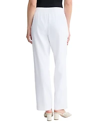 Jones New York Women's Pull-On Straight Leg Pants