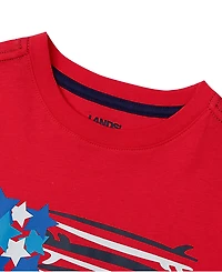 Lands' End Boys Short Sleeve Graphic Tee