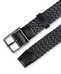 Alfani Men's AlfaTech Stretch Comfort Braided Belt, Macy's Exclusive