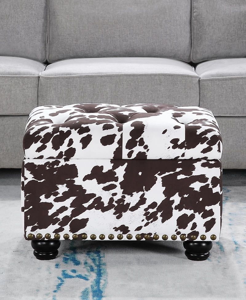 Convenience Concepts 17.75" Designs4Comfort 5th Avenue Storage Ottoman