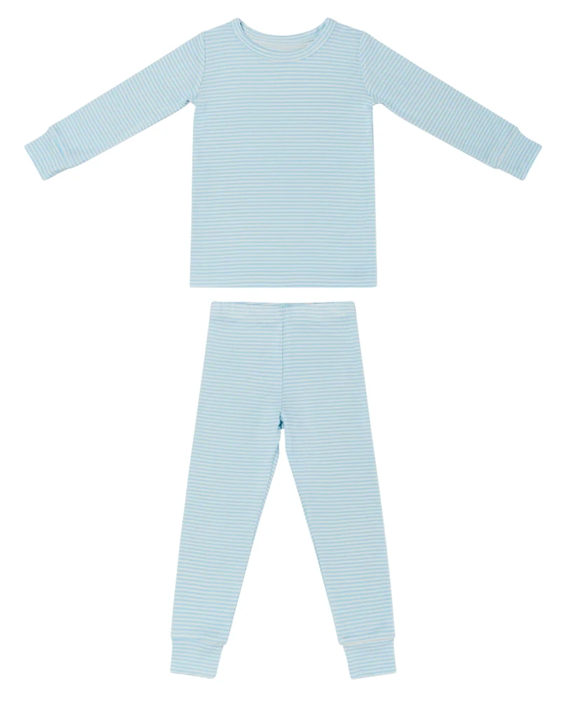 Motette Toddler Boys Seaside Stripe Pajama Set
