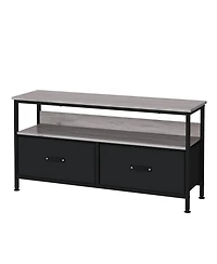 Gaomon 50" Dresser-Style Tv Stand, Compact Living Room Entertainment Center with 2 Drawers