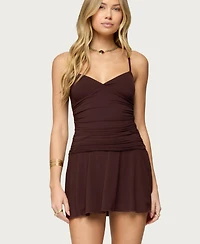 Edikted Women's Deborah Ruched Mini Dress